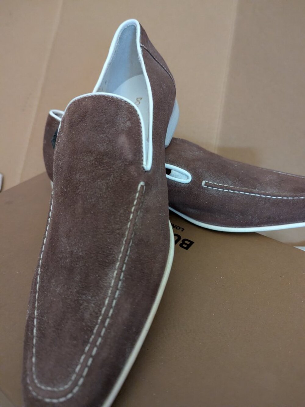DONALD J. PLINER Men's Loafers Made in Italia Size 9.5